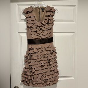 Ruffle, Tea length dress